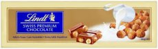 Lindt Swiss Premium chocolate mléčná s lískovými oříšky 300g