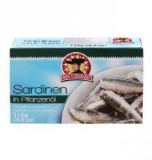 Sardinky-Sardinen in Sonnenblumenöl 125g