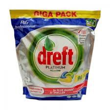 Dreft Platinum all in one  tablety do myky 90 ks 1341g citron