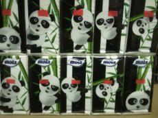 Mola hygienick kapesnky 3-vrstv Panda 10x10ks prodej po 1ks