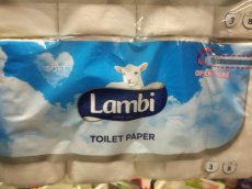 Lambi Toaletní papír 3-vrstvý 8 rolí