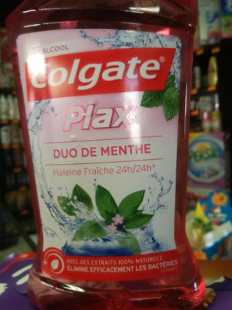 Colgate Plax duo de mente ústní voda 500 ml bez alkoholu