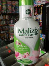 Malizia pěna do koupele Bio Aloe/Magnolia, 1 litr