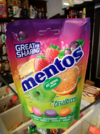 Mentos fruit mix-žvýkací bonbony 160g