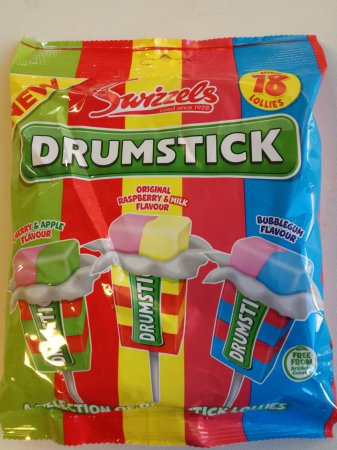 Swizzels Drumstick bublegum-žvýkačka na špejli 180g/18ks