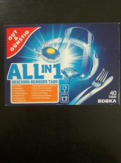 Gut & Gnstig tablety do myky 40 ks All-in-1