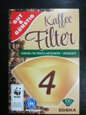 Edeka Filtry na kávu velikost 4