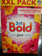 Bold 2in1 prací prášek Sparkling Bloom & Yellow Poppy 4,875 kg 75 pd