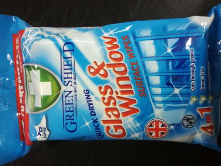 GREEN SHIELD Vlhen ubrousky na sklo Glass & Window 70 ks