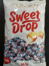 Roshen Sweet drop 1kg bonbony s mléčnou náplní