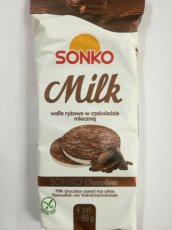 Sonko milk rýžové plátky v mléčné čokoládě 65g