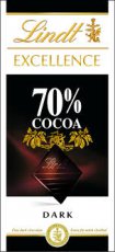 Lindt Excellence Čokoláda hořká 70% 100g